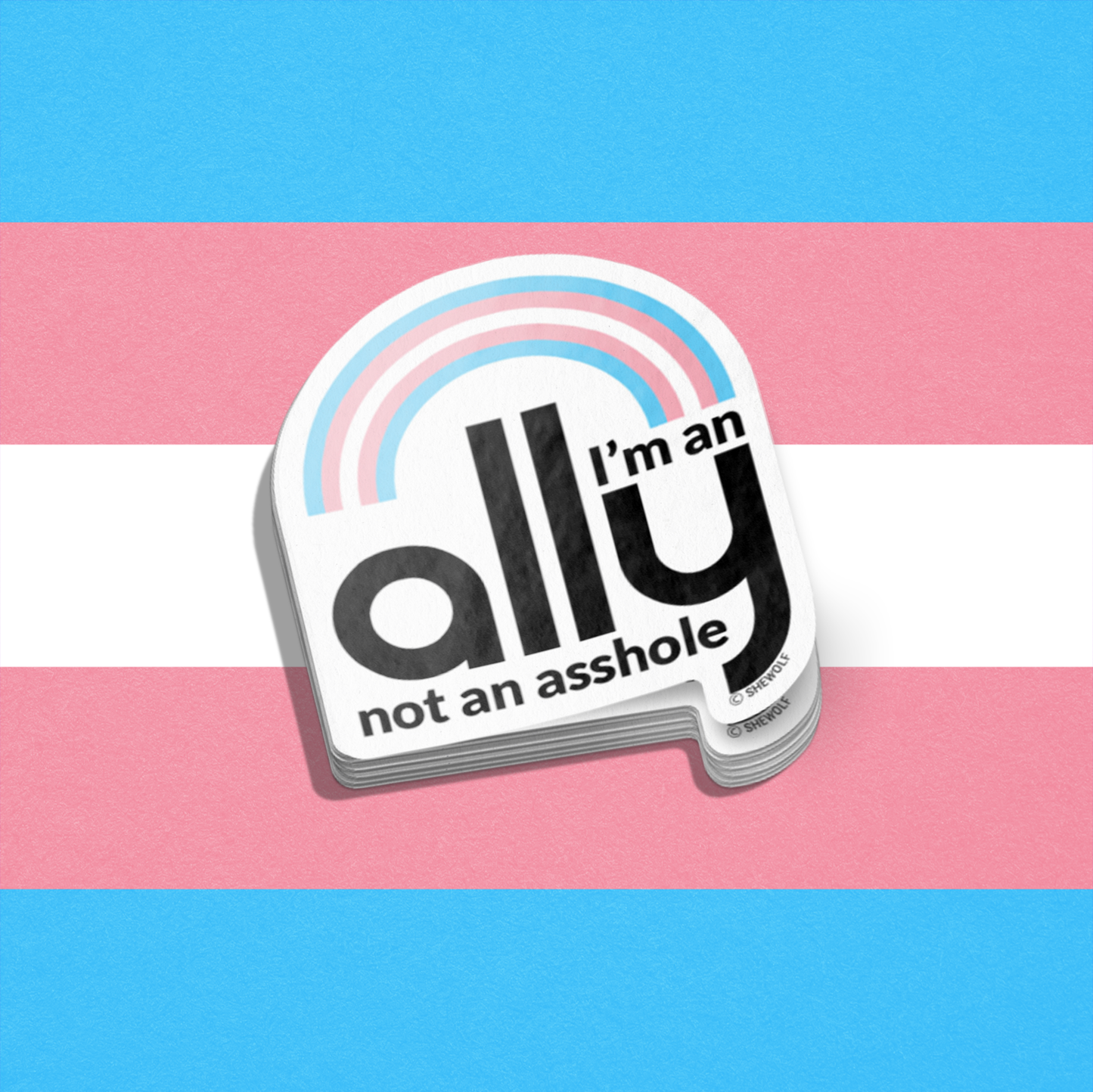 Trans Ally Sticker