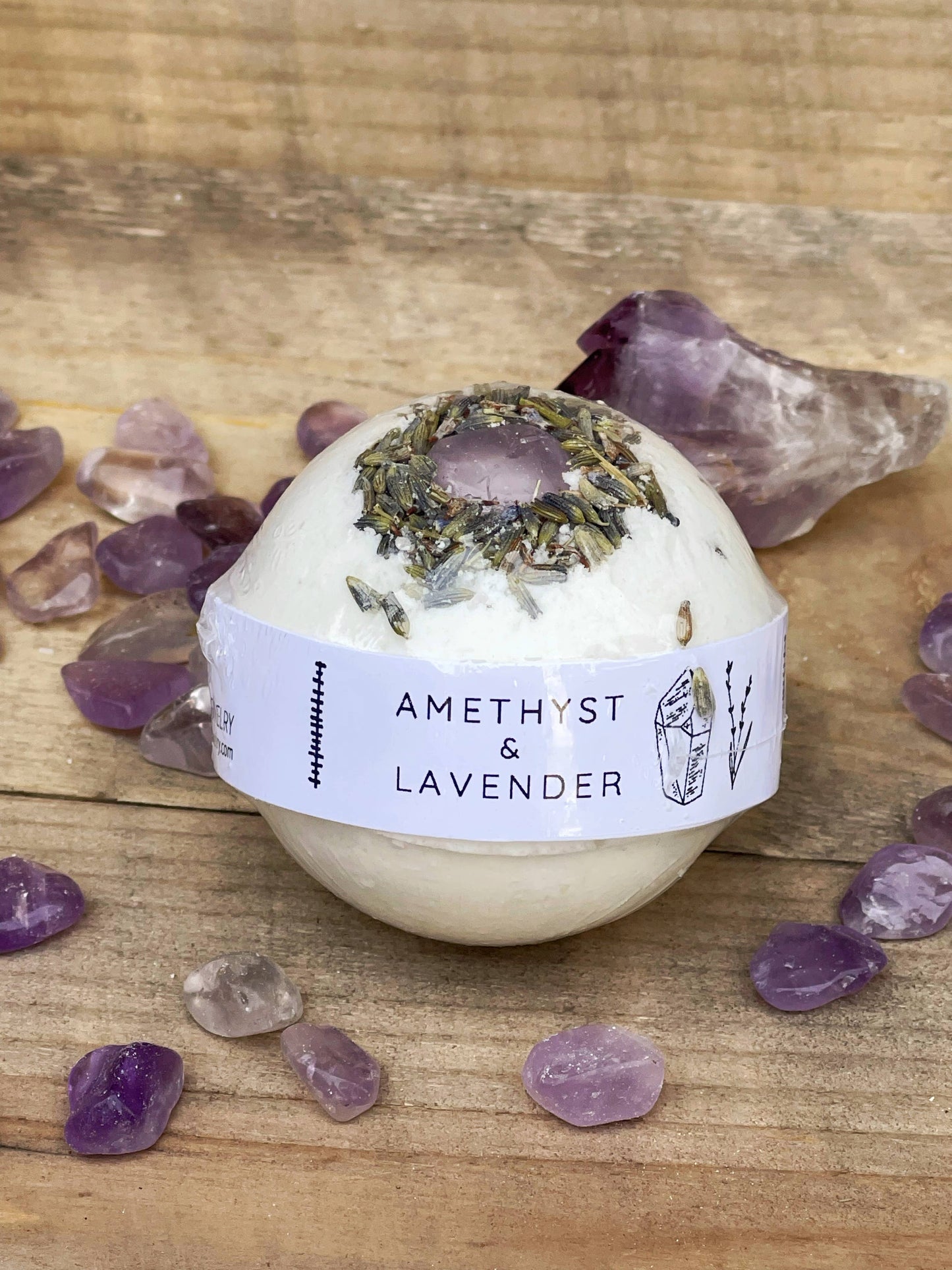 Amethyst & Lavender Bath Bomb