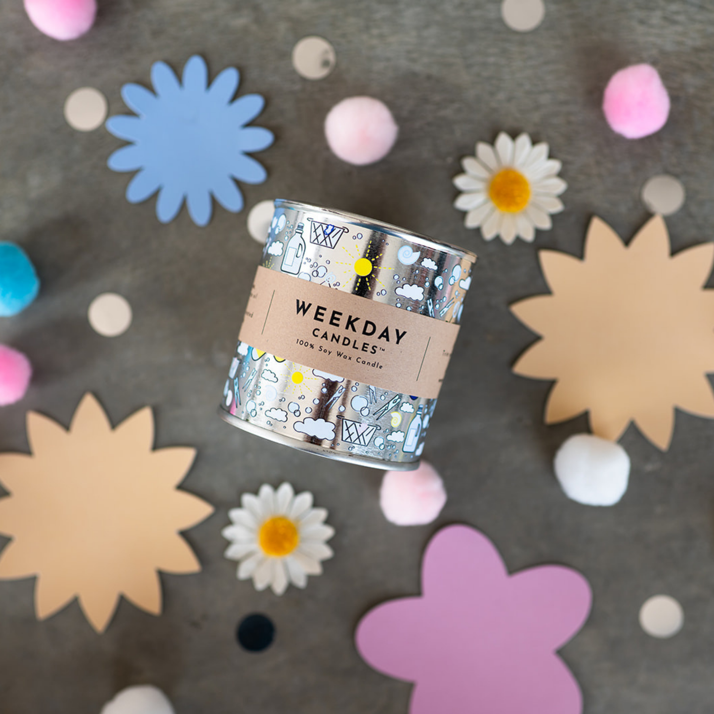 Laundry Day Paint Tin Candle