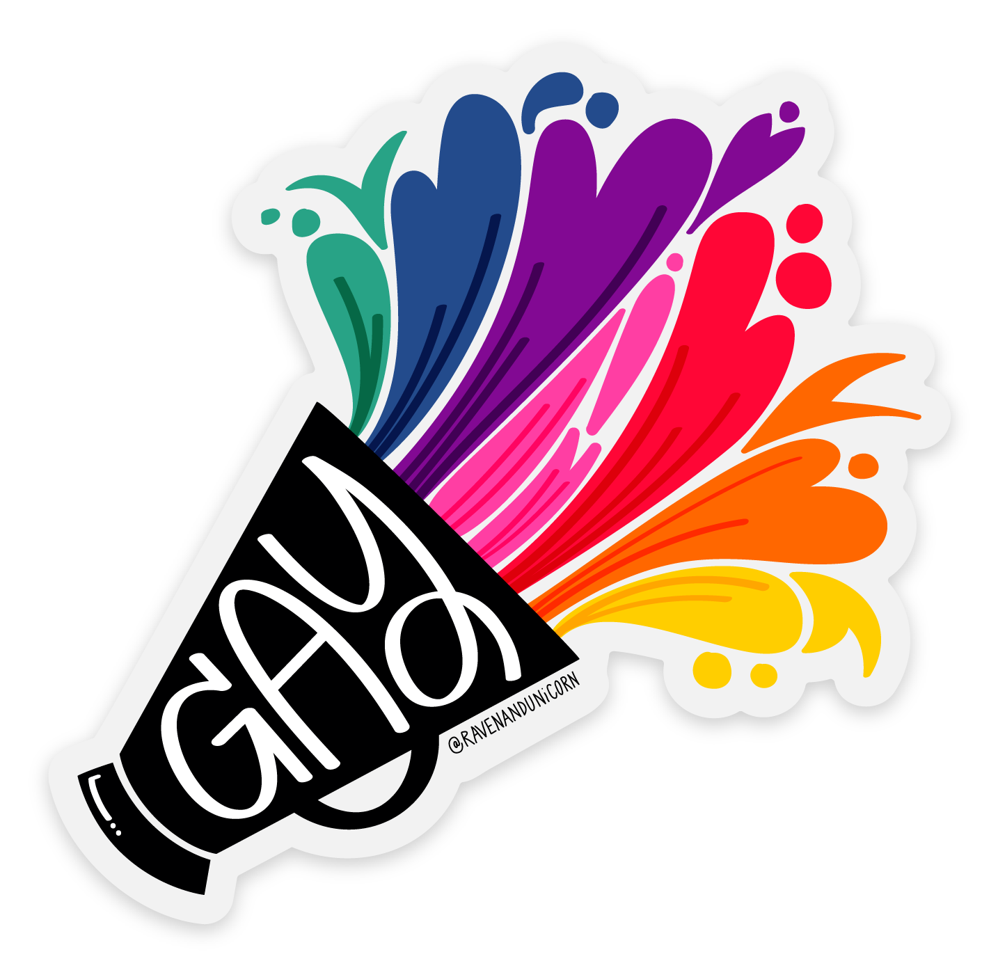Say Gay Megaphone Sticker
