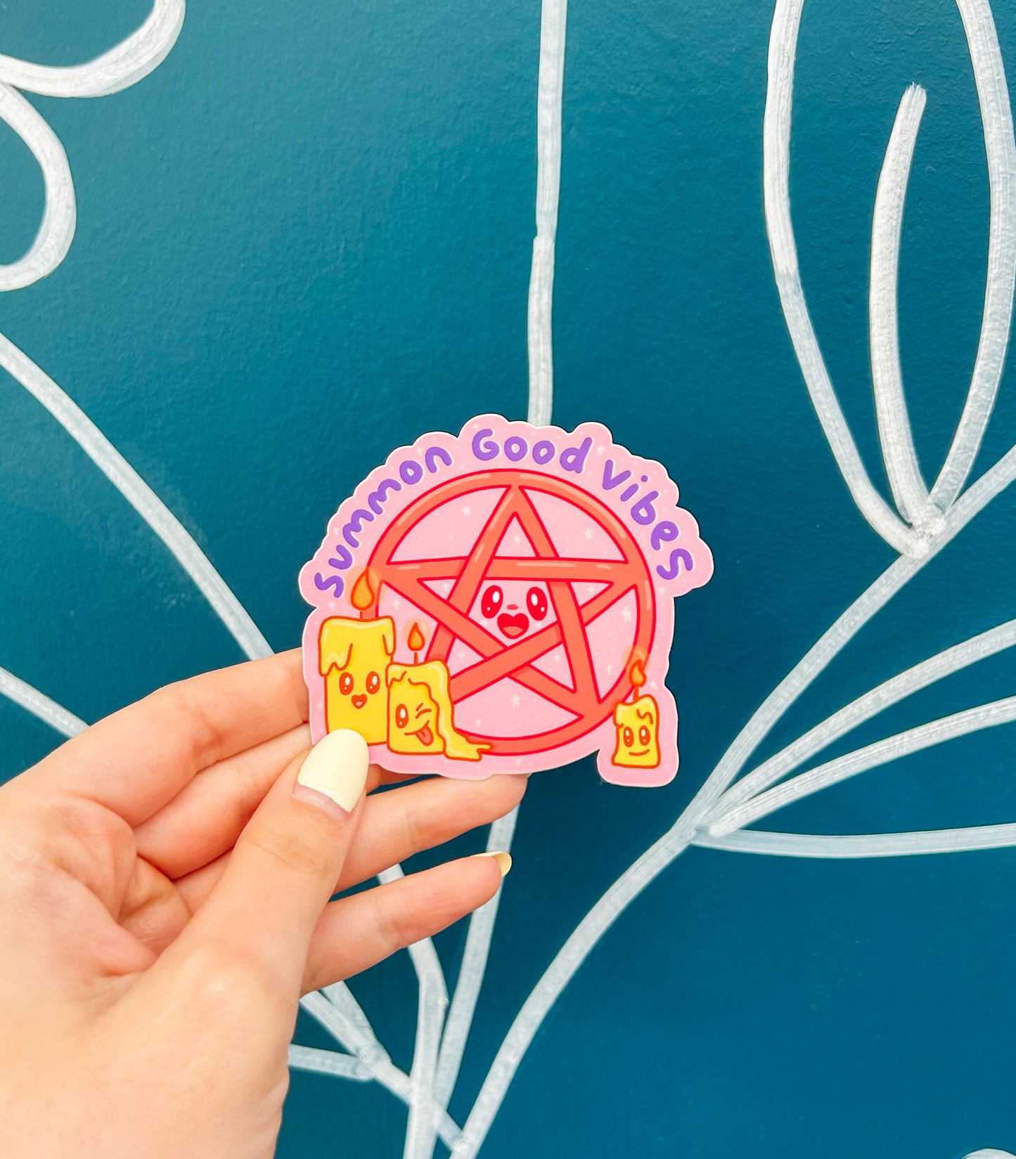 Summon Good Vibes Vinyl Sticker