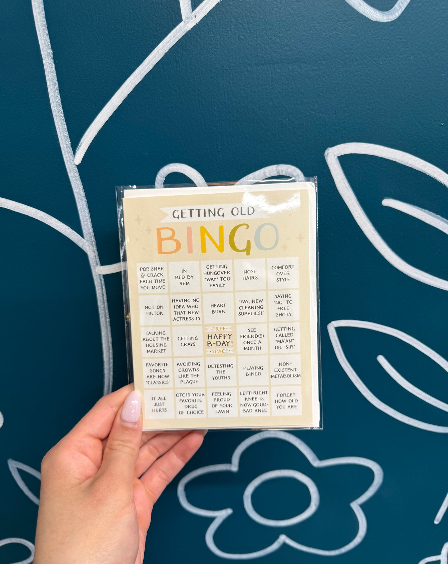 “Getting Old Bingo” Greeting Card