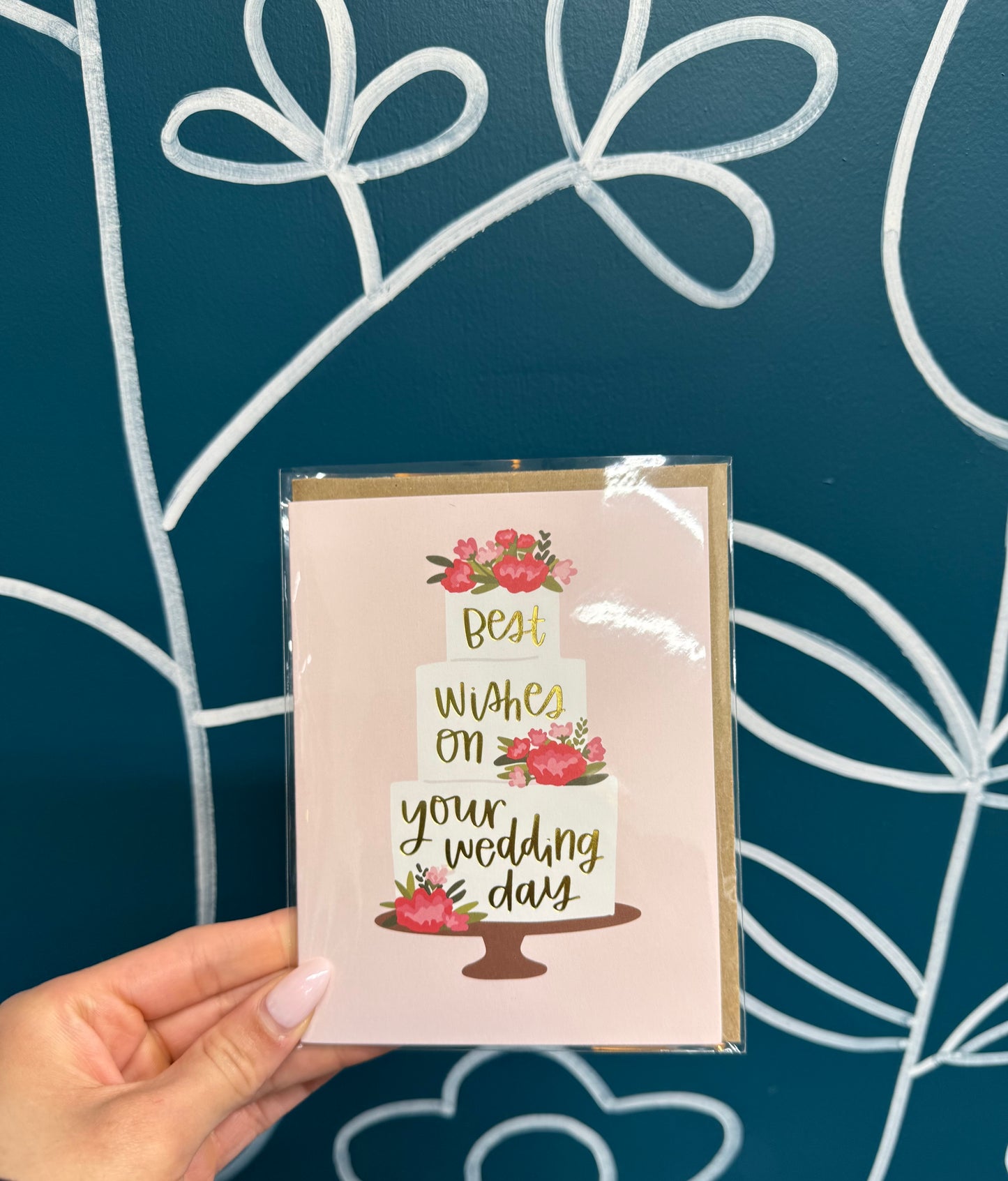 "Wishes on Wedding Day" Greeting Card
