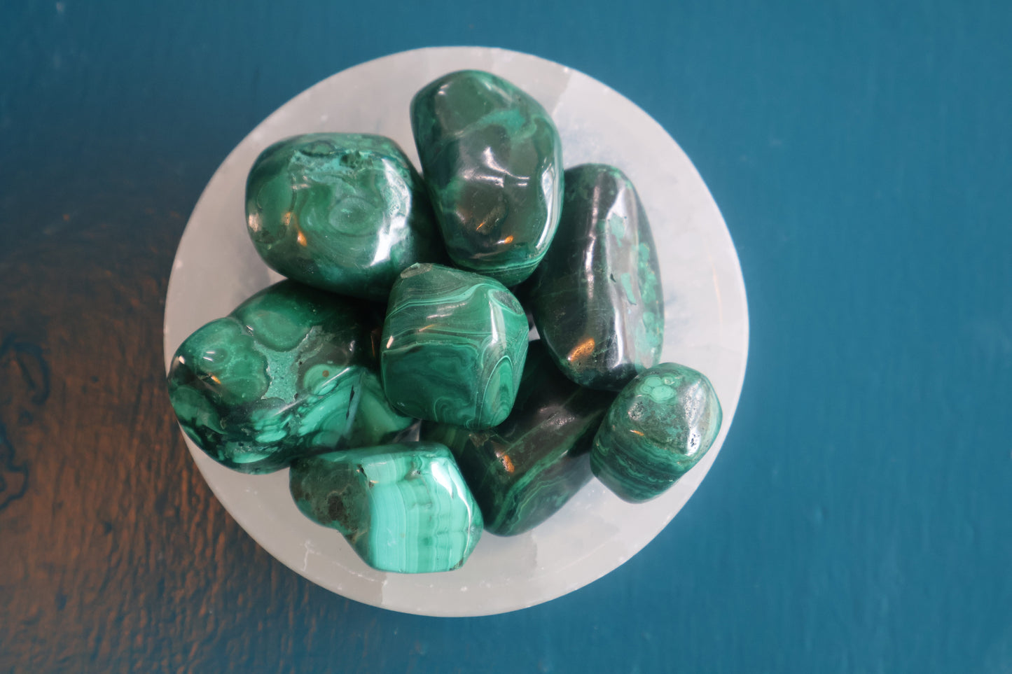 Malachite Tumbled