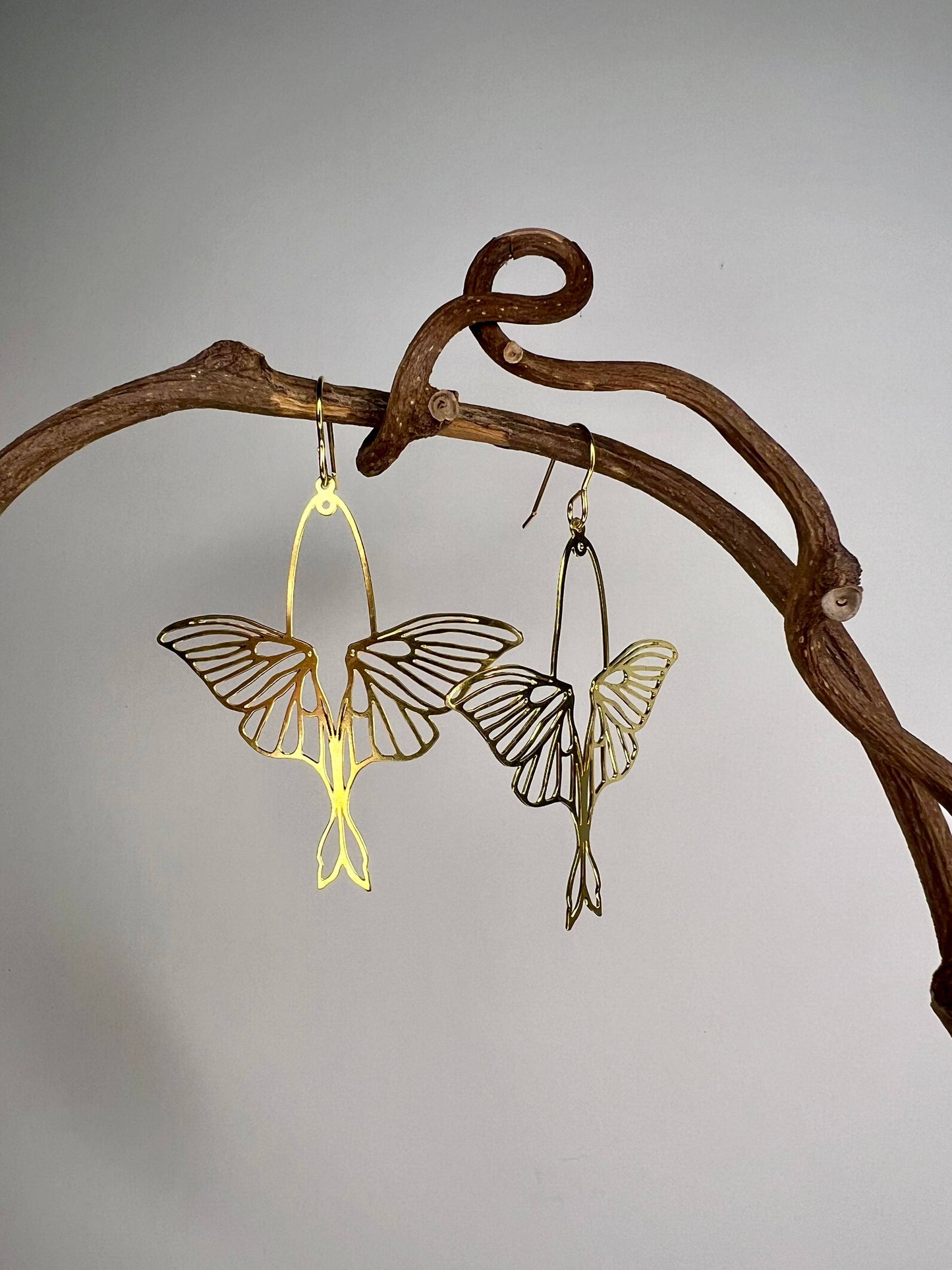 Luna Moth Earrings