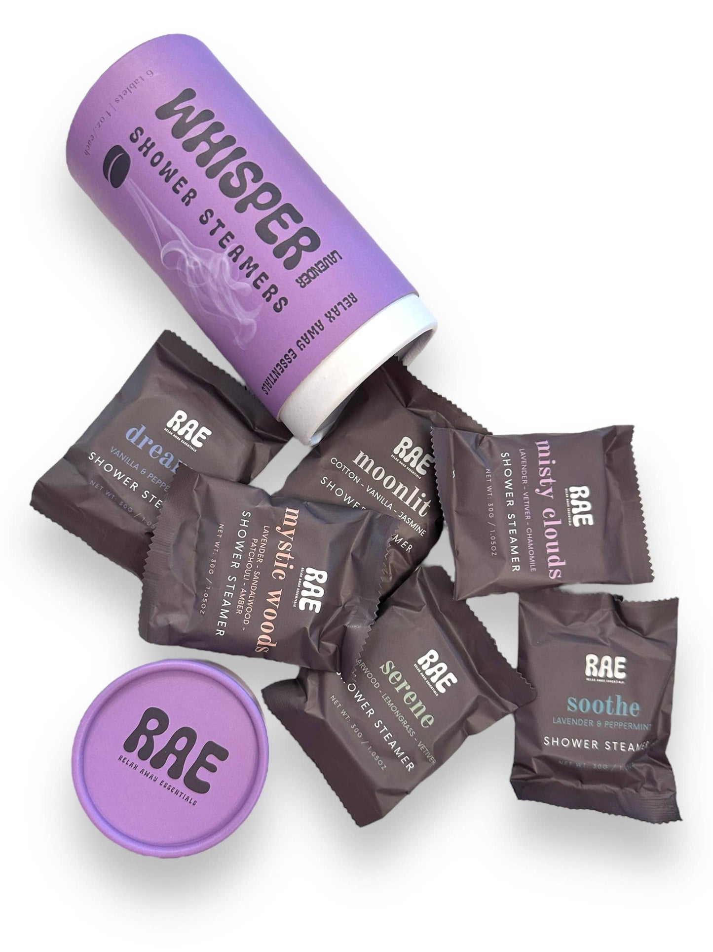 Whisper Shower Steamers - 6 Pack