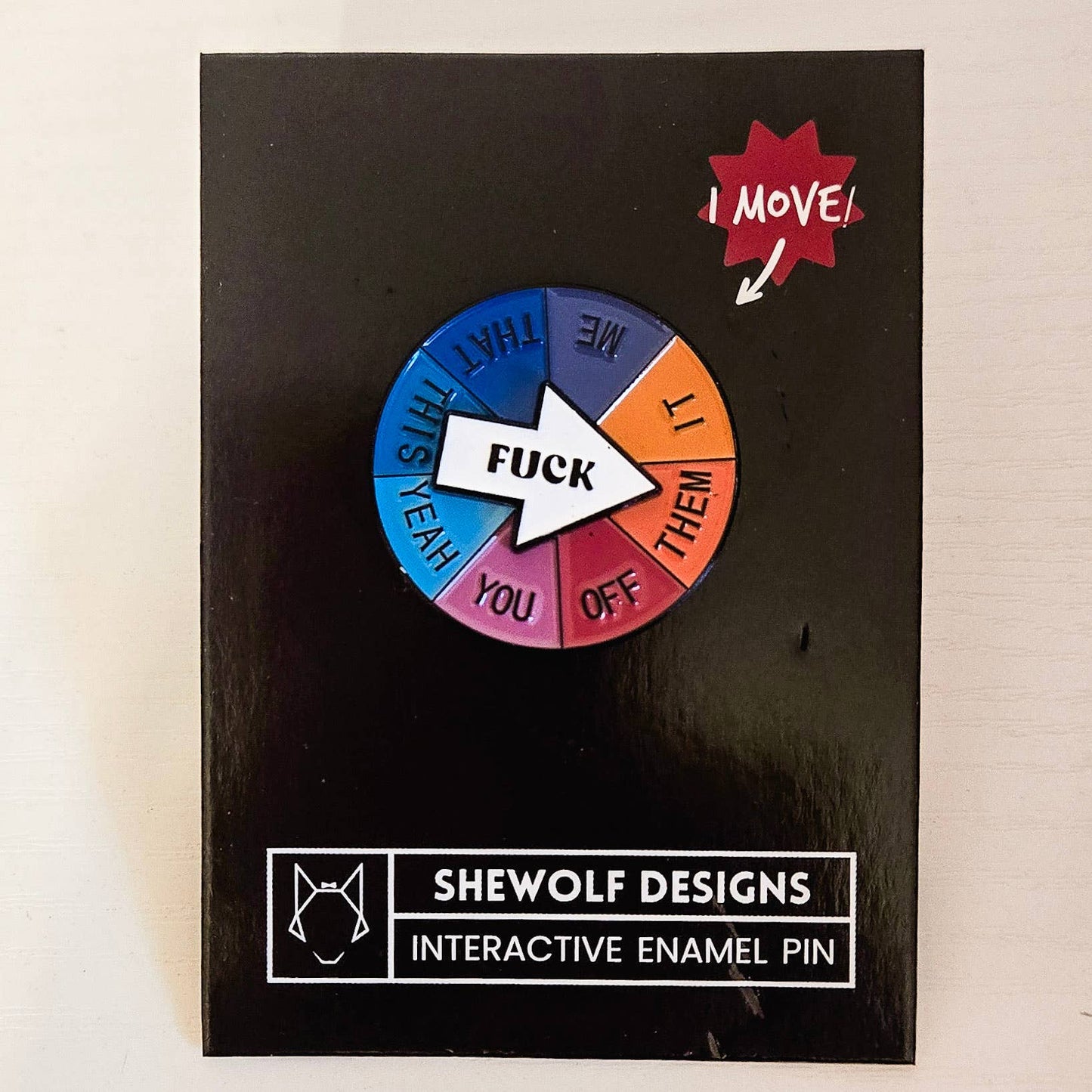 Fuck Spinning Mood Pin