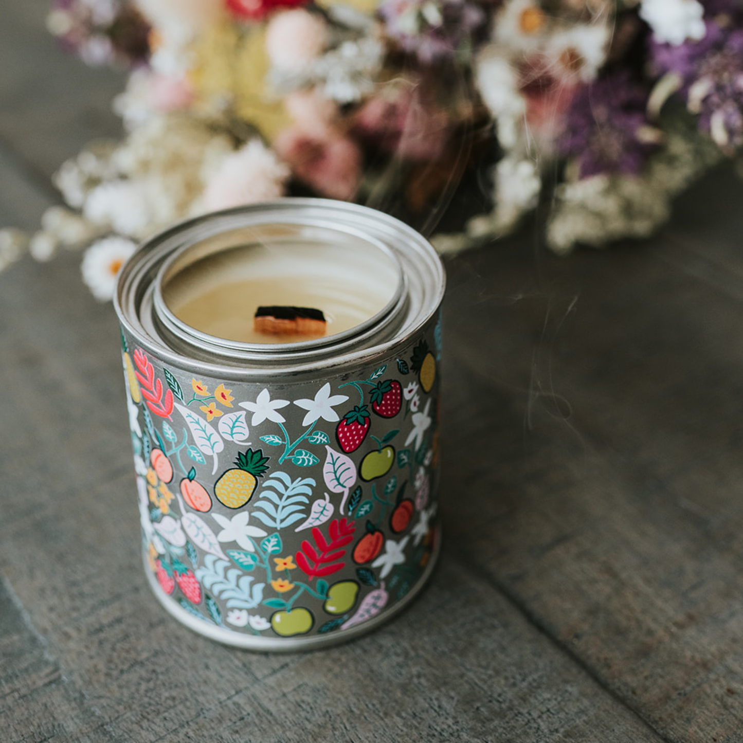 Paradise Paint Tin Candle