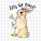 Let's Go Girls Vinyl Sticker