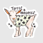 Totes Magotes Baby Goat Vinyl Sticker