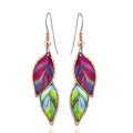 Copper Leaves Earrings