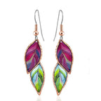 Copper Leaves Earrings