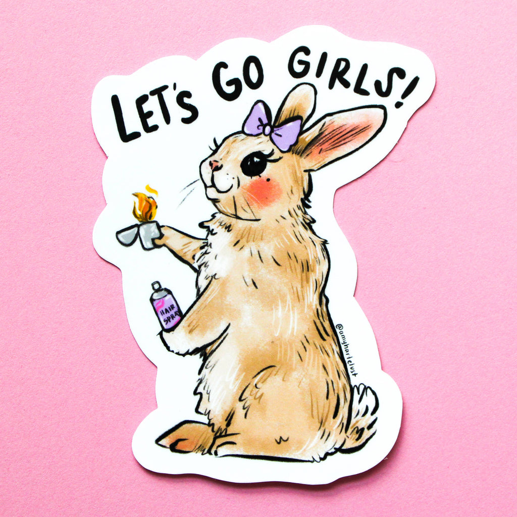 Let's Go Girls Vinyl Sticker