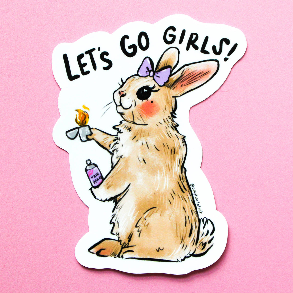 Let's Go Girls Vinyl Sticker
