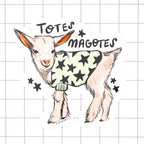 Totes Magotes Baby Goat Vinyl Sticker