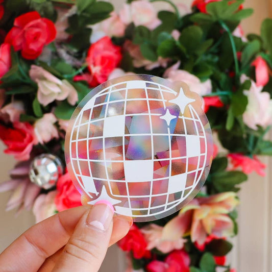 Mini Disco Suncatcher Sticker