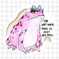 Just My Face Vinyl Sticker