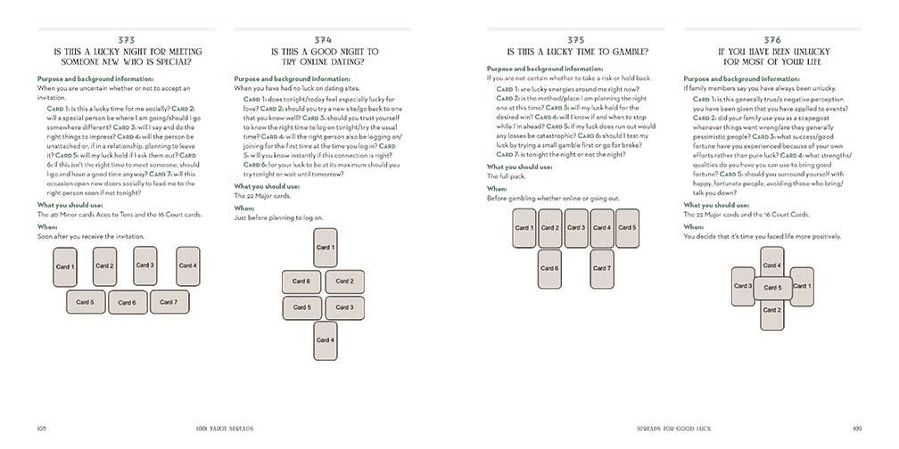 1001 Tarot Spreads: Complete Tarot Spreads for Every Purpose