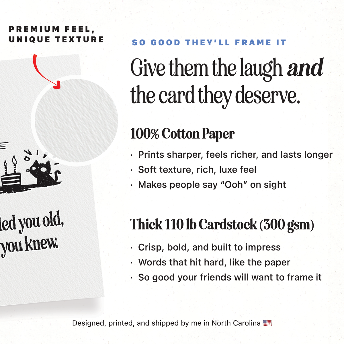I Thought You Knew, Snarky- Birthday Greeting Card