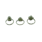 Moldavite Sterling Silver Ring