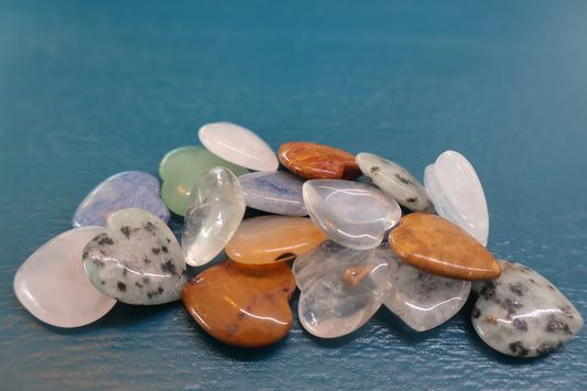 Mini Assorted Heart Crystal