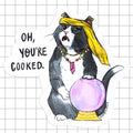 Fortune Kitty Vinyl Sticker