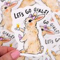 Let's Go Girls Vinyl Sticker