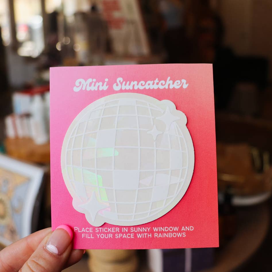 Mini Disco Suncatcher Sticker