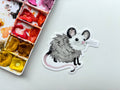 Opossum Vinyl Sticker - Cute Forbidden Cat Sticker