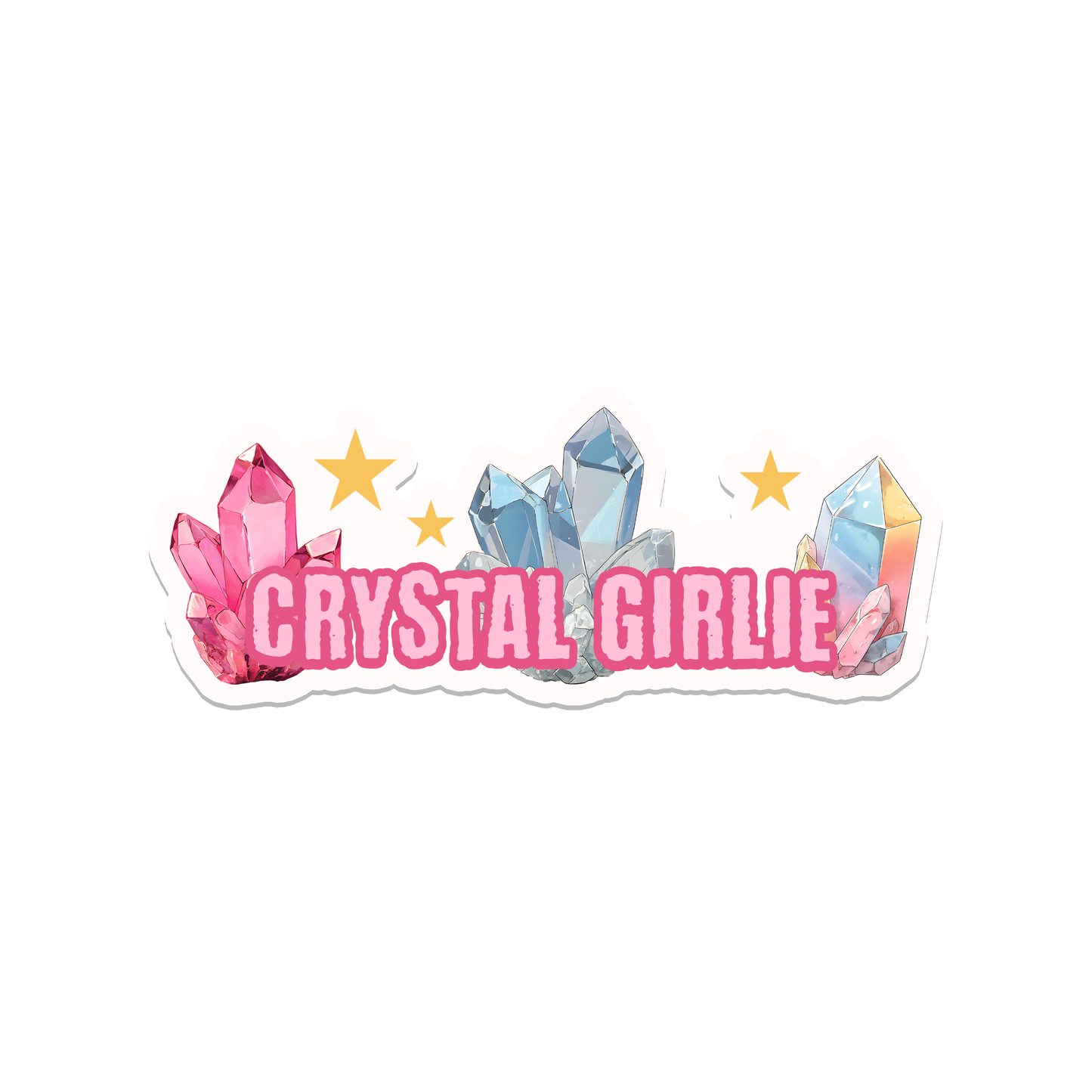 Crystal Girlie Sticker