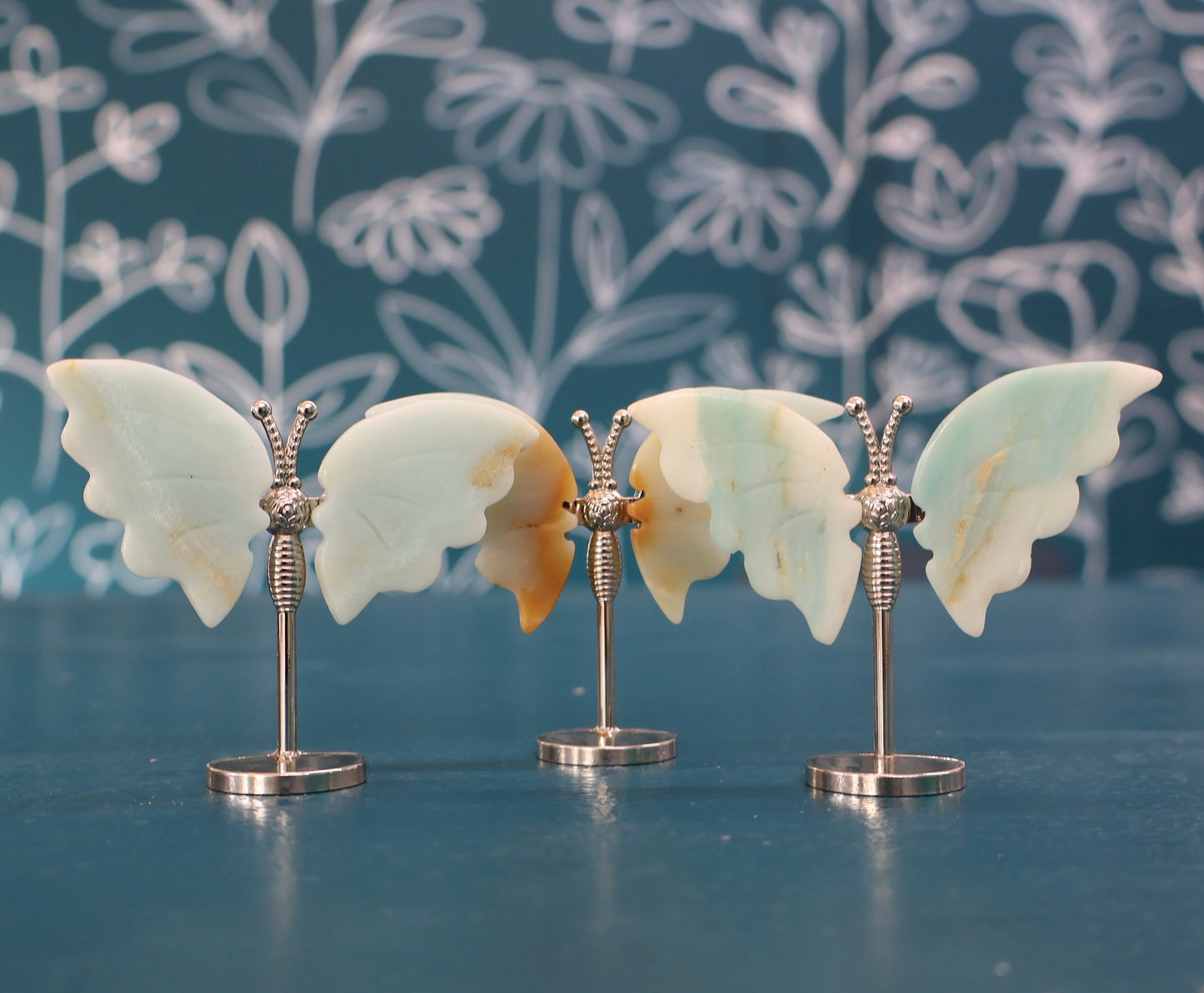 Caribbean Calcite Butterfly on Stand