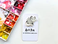 Baby Opossum Pin – Cute Woodland Animal Watercolor Art