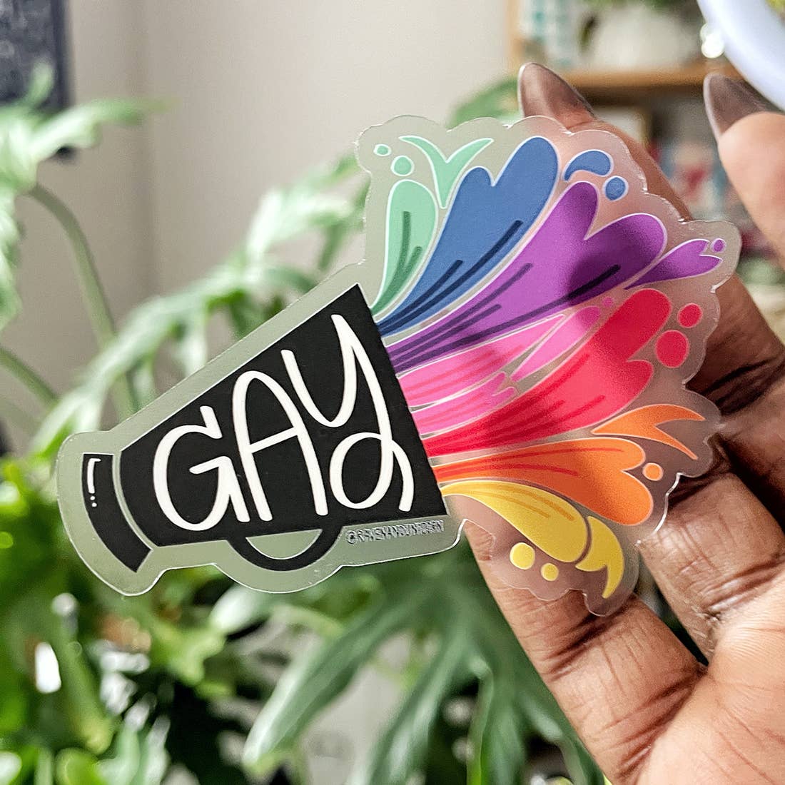 Say Gay Megaphone Sticker
