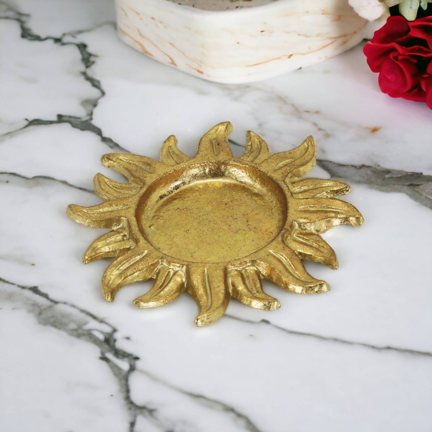 Sun Burst Cast Iron Decor
