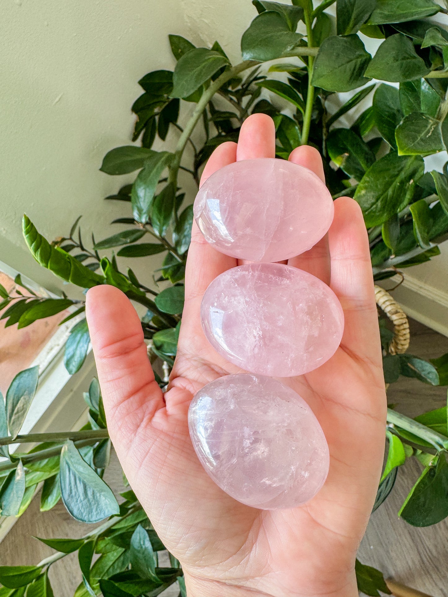 Rose Quartz Palm