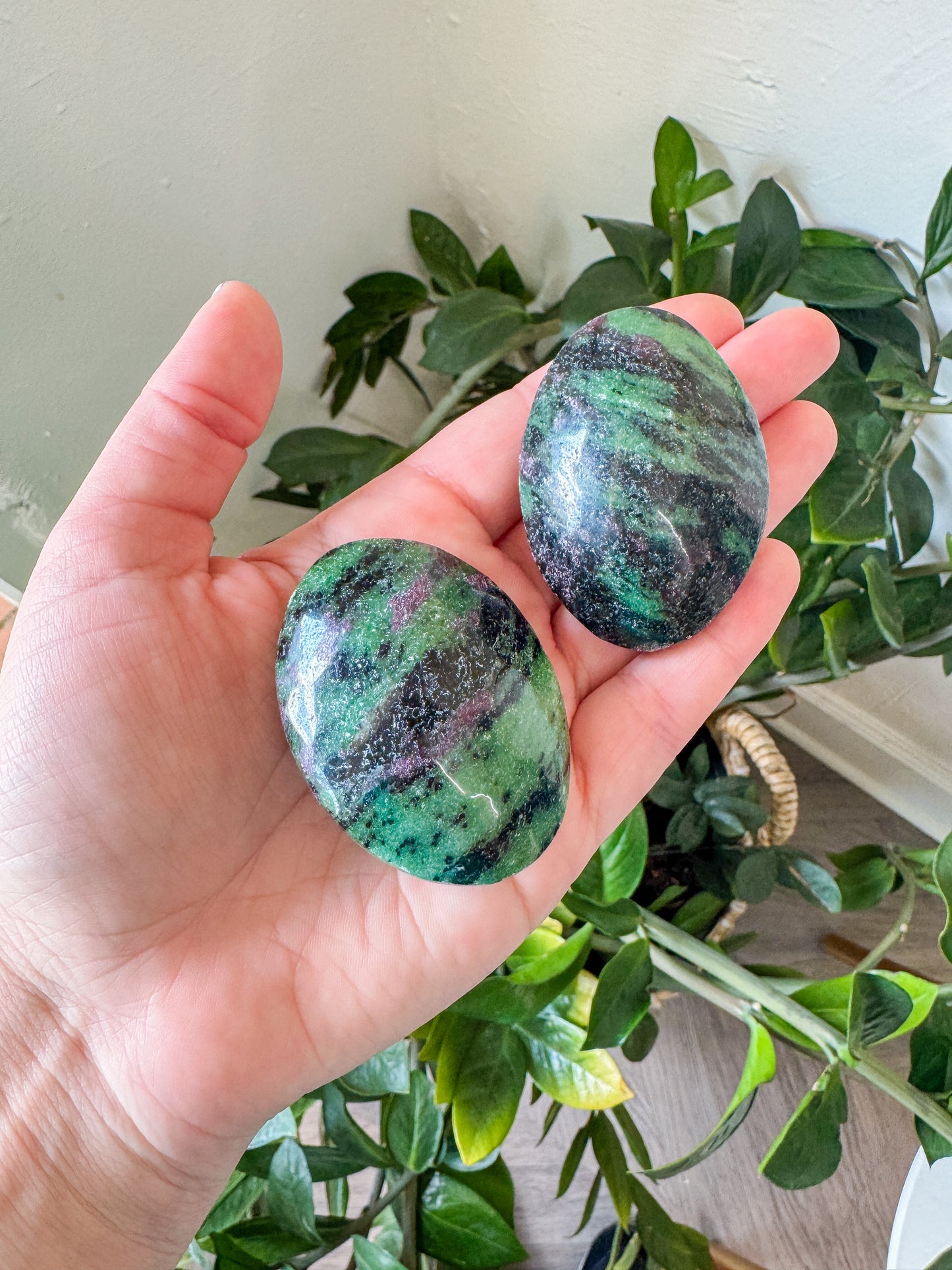 Ruby Zoisite Palm
