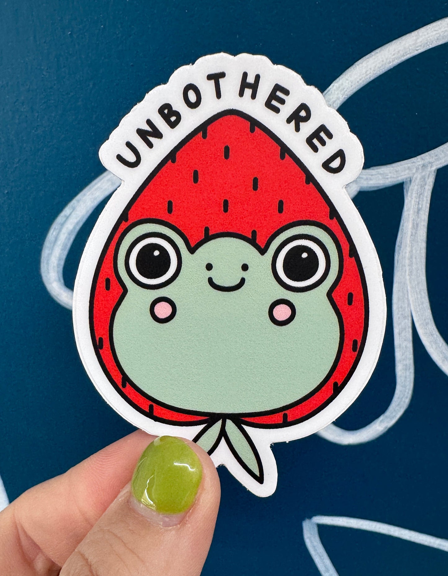 Unbothered Sticker