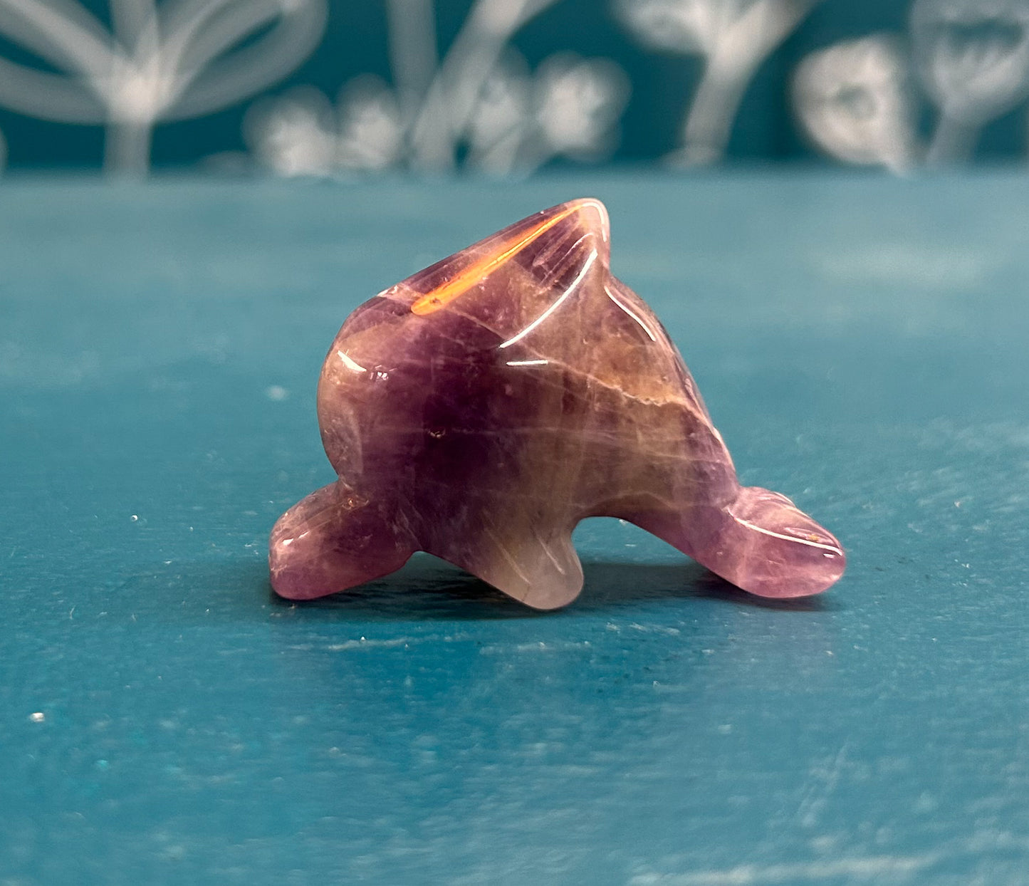 Dolphin Crystal Carving