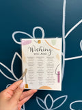 "Wishing you a ..." Greeting card