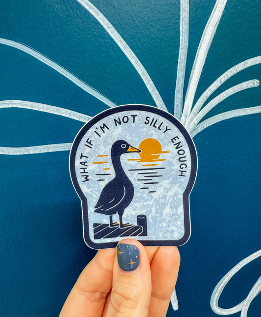 Existential Silly Goose Sticker