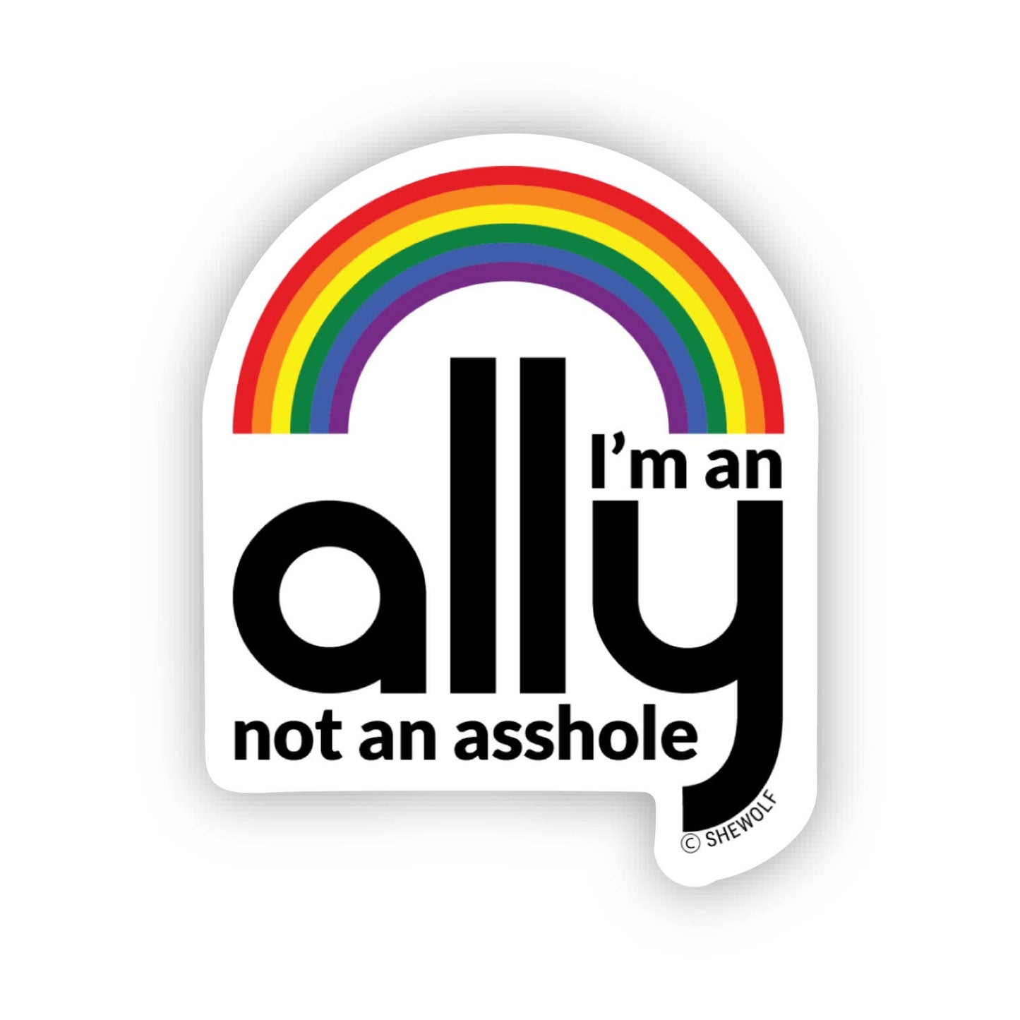LGBTQ+ Ally Sticker