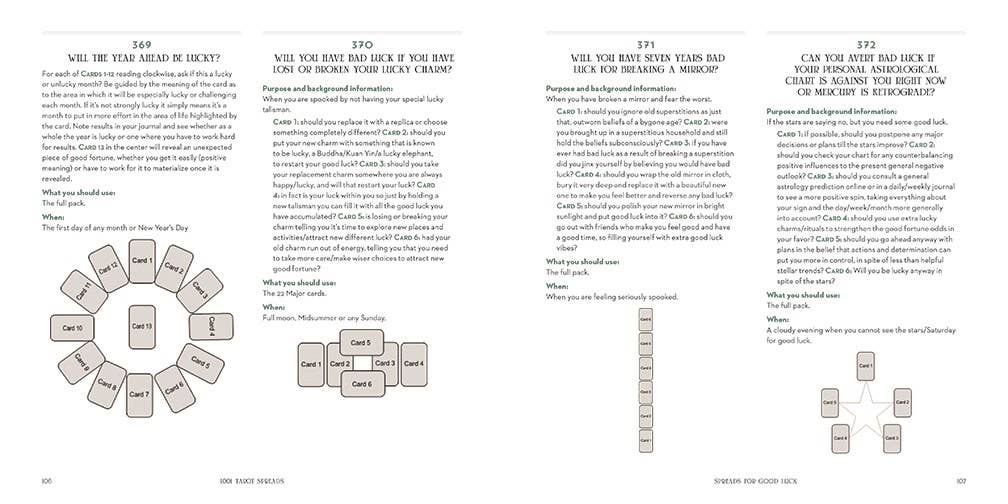 1001 Tarot Spreads: Complete Tarot Spreads for Every Purpose