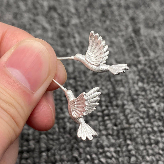 Hummingbird Ear Studs
