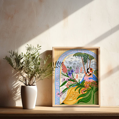 "Bird Goddess" - 8" x 10" Art Print