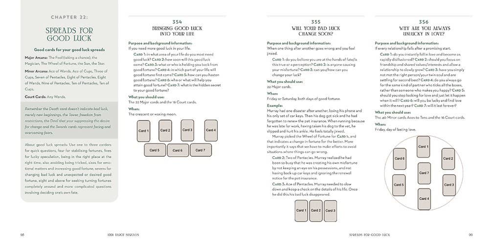1001 Tarot Spreads: Complete Tarot Spreads for Every Purpose